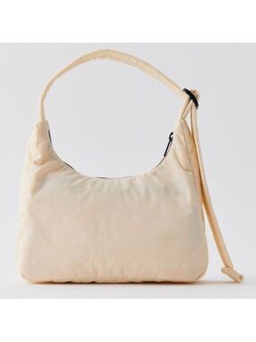 BAGGU Mini Nylon Shoulder Bag- Ivory